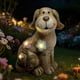 thumbnail image 1 of Estatua de Jardín de Perro Solar Smadeer con Luz para Patio y Jardín, 1 of 7
