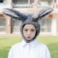 thumbnail image 3 of Sombrero de Cosplay Hugo Capucha de orejas de conejo, 3 of 10