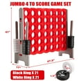 thumbnail image 2 of Patiojoy Ensemble de Jeu Géant Jumbo 4-to-Score Ensemble de Jeu Géant 4 d'Affilée, 2 of 6