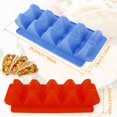 thumbnail image 2 of 2Pcs Taco Support Stands avec 4 Fentes de Qualité Alimentaire Silicone Taco Rack Résistance à la Chaleur Taco Plateaux au Lave-Vaisselle, 2 of 8
