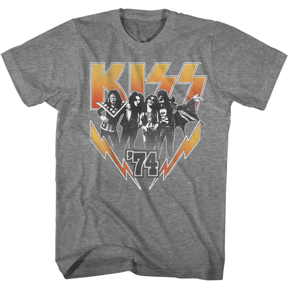 KISS Kiss Kiss74 Adult Short Sleeve TShirt