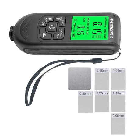 CSYANXING Digital Paint Thickness Meter Electromagnetic Induction Eddy Current Principle For Aluminum Copper Anodized Coating Measurement