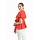 thumbnail image 3 of Blusa de encaje Roman Fashion /Juvenil, 5113 (Rojo) rojo M, 3 of 5