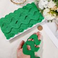 thumbnail image 3 of Cinta de poliéster verde Ric Rac Trim GORGECRAFT de 9 m x 4 cm, 3 of 8