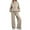 62#Beige, variant on Two Piece Sets for Women Mock Neck Matching Sets Loungewear Fall Clothes Travel Outfits Fashion 2025 Beige XXL