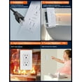 thumbnail image 4 of MOES GFCI Outlet 15 Amp, Self-Test GFCI Electrical Outlet with Weather & Tamper Resistant Receptacle, LED Indicator, Outdoor or I, 4 of 6