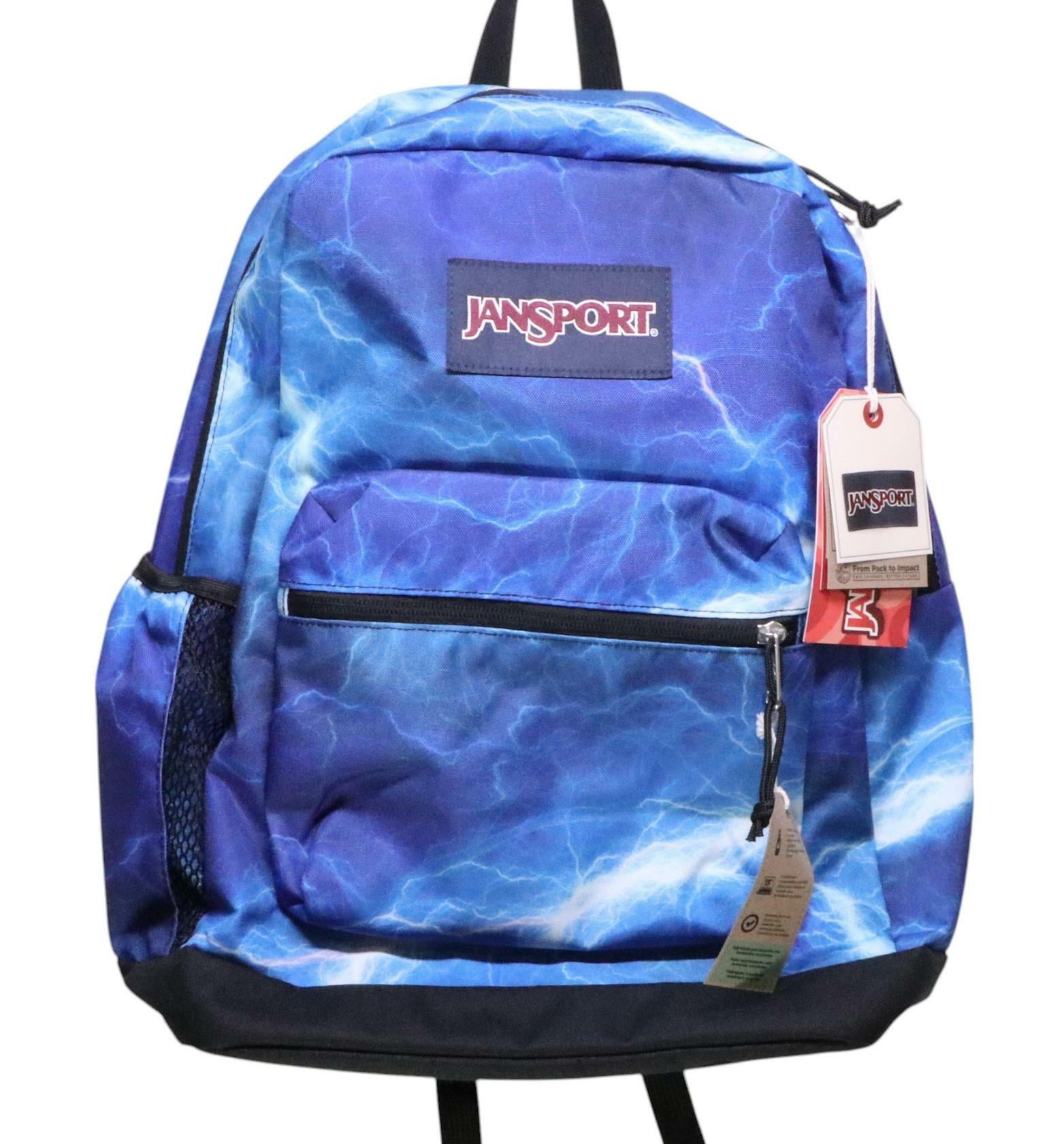 JanSport Unisex Cross Town Backpack School Bag Multi-Color
