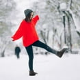 thumbnail image 2 of GPCT Woman's Snow Boots Suede Mid-Calf Boot Shoe Short Plush Warm Lining Shoes, 2 of 9
