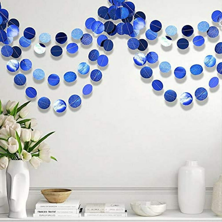 Royal Blue Circle DOT Garland for Wedding Winter Wonderland Hanging  Streamers Backdrop Banner for Birthday Graduation Baby Shower Party  Decoration Supplies - China Wedding Party and Birthday Party price
