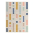 thumbnail image 2 of Unique Loom Lotus Collection Area Rug - Cherry (9' x 12' Rectangle Multi/Light Blue), 2 of 6