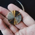 thumbnail image 3 of Spinning Desk Toy Small Size Game Props Interesting Rotating Plaything Metal Rotation Toys Birthday Gift Adults Playing Prop Copper color, 3 of 9