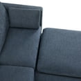 thumbnail image 3 of CHITA Oversized Modular Sectional Sofa Set with Storage Ottoman,Extra Large L/U Shaped Sofa Couch with Reversible Chaise,5 Seat Modern Modular Sofa for Living Room,Blue,112 inch Width, 3 of 9