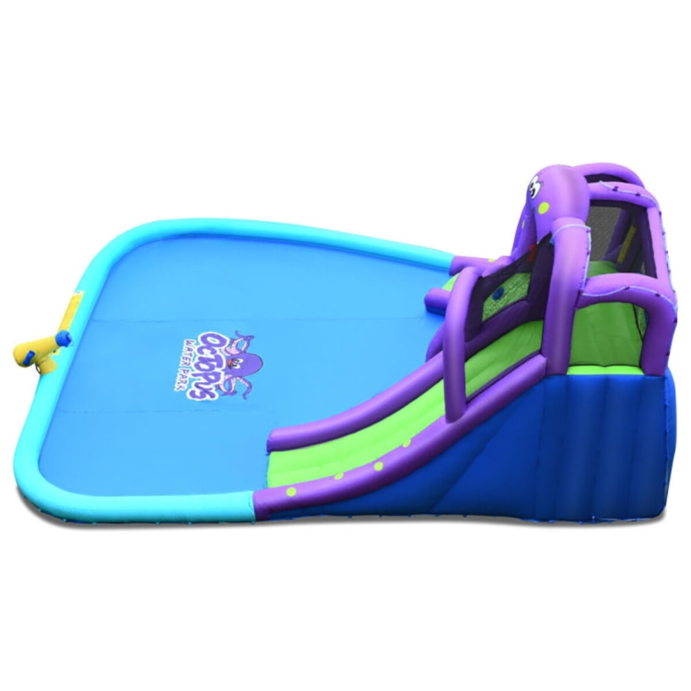 Aimee Lii Inflatable Water and Sand Park Mighty Bounce House with Large Pool, Bounce House Water Slide for Kids 5-10