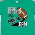 thumbnail image 4 of Inktastic Little Brother and Biggest Fan Football Player Boys Toddler T-Shirt, 4 of 5