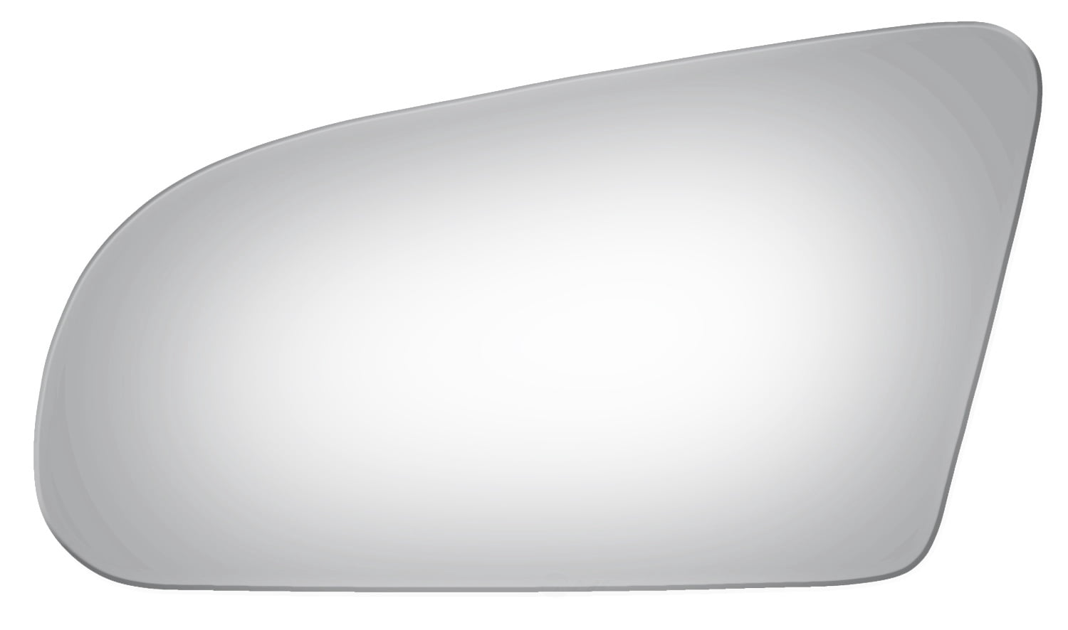 Burco Side View Mirror Replacement Glass - Clear Glass - 2432