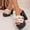 #0052-Beige, variant on Women's Ruffle Mule Heels, Layered Frill Open Back Slippers with Chunky Platform, Elegant High Heel Dressy Sandals, Versatile Soft Fabric Summer Footwear for Party Date Gift