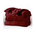 thumbnail image 1 of Sunbeam Couverture Chauffante Électrique en Microplush King Grenat Rouge, 1 of 3