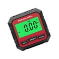 thumbnail image 1 of Jauge d'Angle Numérique avec Écran LCD Rétroéclairé pour Jauge d'Angle Mini en Maçonnerie Sans Ampoules Noir Rouge, 1 of 9