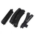 thumbnail image 2 of 26Pcs 1/87 HO Plastic Model Train Tracks Straight+Switch Left+Oval for Kids Christmas Gift, 2 of 6