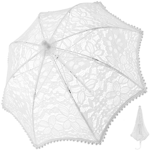 Zehuanyu Lace Umbrella Umbrella Lace Parasol Umbrella Bridesmaid Umbrella for Wedding Bride
