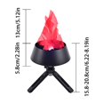 thumbnail image 3 of fsxdhpcsgfc Flame Lamp 110V Flashing Flame Desk Lamp Flame Lamp Realistic Flame Stage Effect Lamp Suitable For Christmas Parties Holiday Dec Ceiling Light Show Projector Motion Activated Light Sensory, 3 of 4