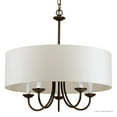 thumbnail image 7 of Urban Ambiance Luxury Traditional Chandelier, Size: 21-1/8"H x 21-5/8"W, with Classic Style Elements, Olde Bronze Finish and White Textured Shade, UHP2281, 7 of 7
