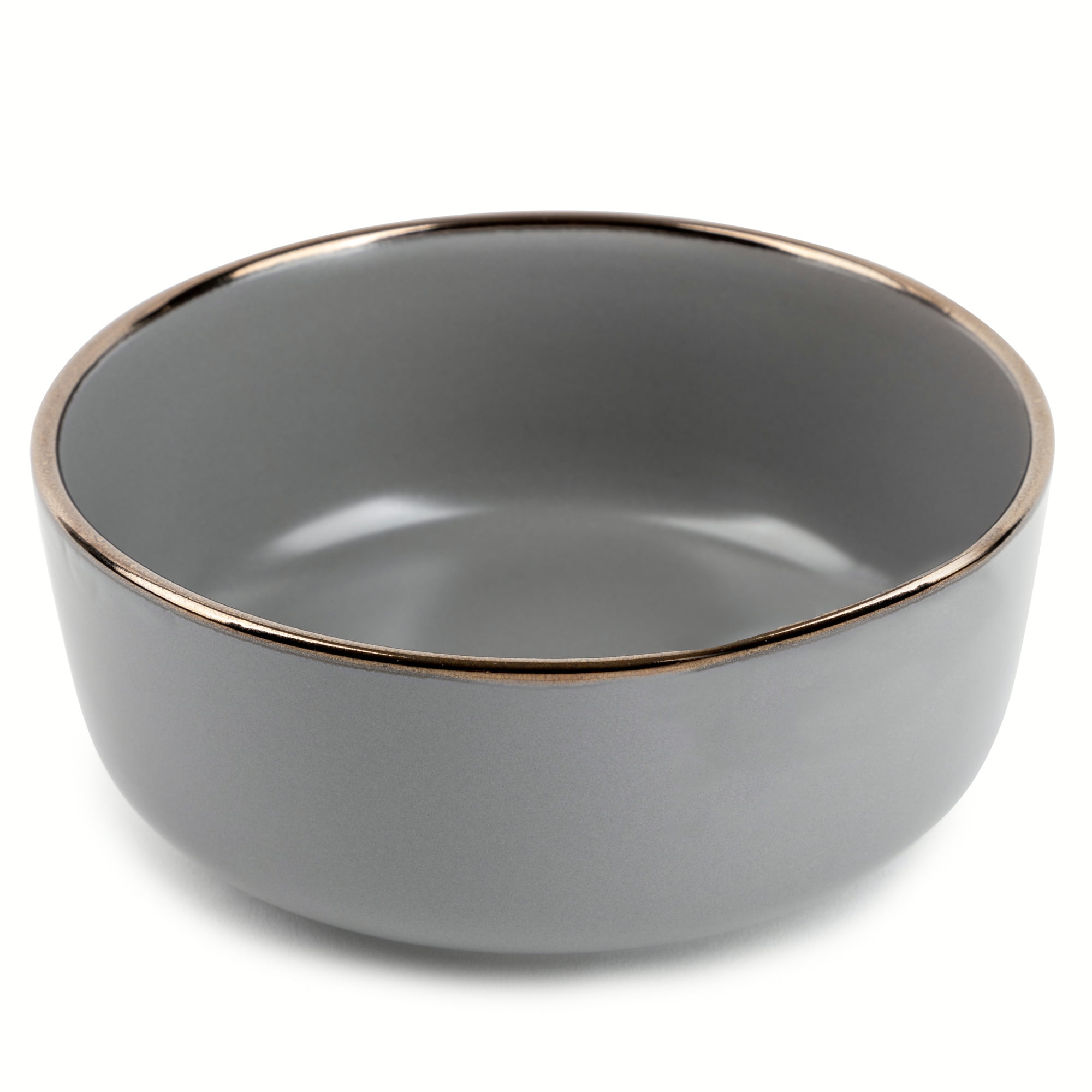 (2 pack) Thyme & Table Stoneware Ava Cereal Bowl, Grey