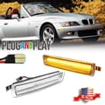 thumbnail image 1 of GTINTHEBOX Clear Amber LED Front Side Marker Lights For 1996-2002 BMW Z3 M Coupe Roadster, 1 of 11