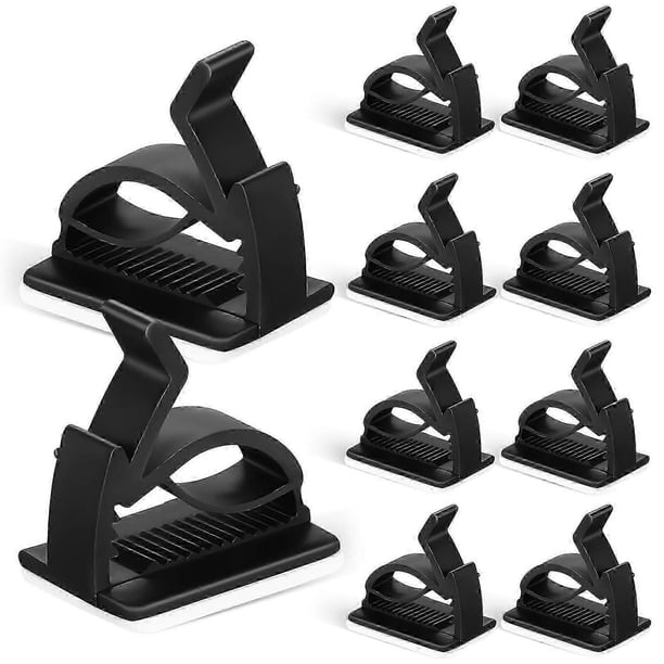 10pcs Cord Keeper Self-adhesive Cable Management Clip Kitchen Wire Organizer