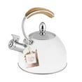 thumbnail image 5 of Pinky Up Presley Tea Kettle, Stovetop Whistling Kettle, 70 oz, White, 5 of 5