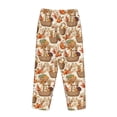 thumbnail image 7 of Fotbe Leaves And Berries Women's Pajama Pants,Sleepwear Pants,Pj Bottoms Drawstring And Pockets-XX-Large, 7 of 7