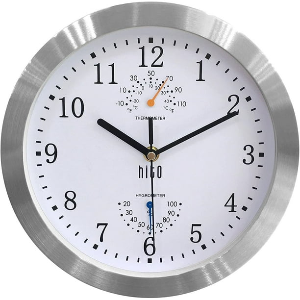 Reloj de Pared Silencioso HITO 10 pulgadas