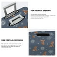 thumbnail image 4 of Haiem Squirrel And Snowflakes Luggage Cover Printed Suitcase Covers for Luggage Elastic Washable Suitcase Protector Fits 18-32 Inch Luggage-X-Large, 4 of 8