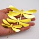 thumbnail image 5 of 12 pegatinas de pared de mariposa 3D para decoración de habitación de niños, calcomanías de arte de libélula (QT001) Likrtyny Para estrenar, 5 of 7