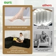 thumbnail image 5 of Cloud Modular Sectional Couch,Sectional Sofa with Deep Seat, L-Shape Sofa Couch with Chaise,Boneless Couches for Living Room Bedroom,No Assembly Required (Black, Left Facing Chaise+2Seaters), 5 of 9