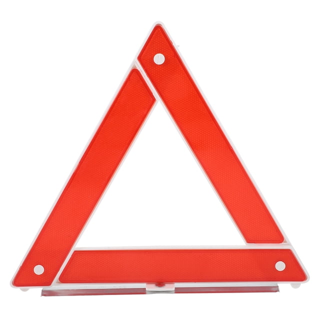 Triangle d'Avertissement Sécurité d'Urgence Triangle Panneau d'Avertissement pour Voiture
