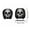 C, variant on 2 Pack Horror Face Halloween Car Headrest Covers, Stretchy Spooky Auto Interior Accessory for Holiday Road Trip Party Decor