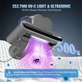 thumbnail image 4 of ONSON 16Kpa Handheld  Mattress Vacuum Cleaner, UV Light for Deep Cleaning Beds & Sofas, 4 of 7