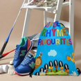 thumbnail image 3 of Canciones Infantiles Mochila de Cuerdas para Deportes y Gimnasio, Bolsa de Cuerdas Resistente al Agua, Bolsa Cinch, 30×40cm, 3 of 6