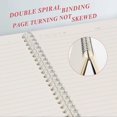 thumbnail image 3 of shiyou-[4 Pack] Spiral Notebook, A5 Size College Ruled Notebooks, PP Hardcover Spiral Notebook Ruled Lined Journal Notebook Bulk, 80 Sheets / 160 Pages Spiral Bound Notebook (5.7"x 8.3"), 3 of 4