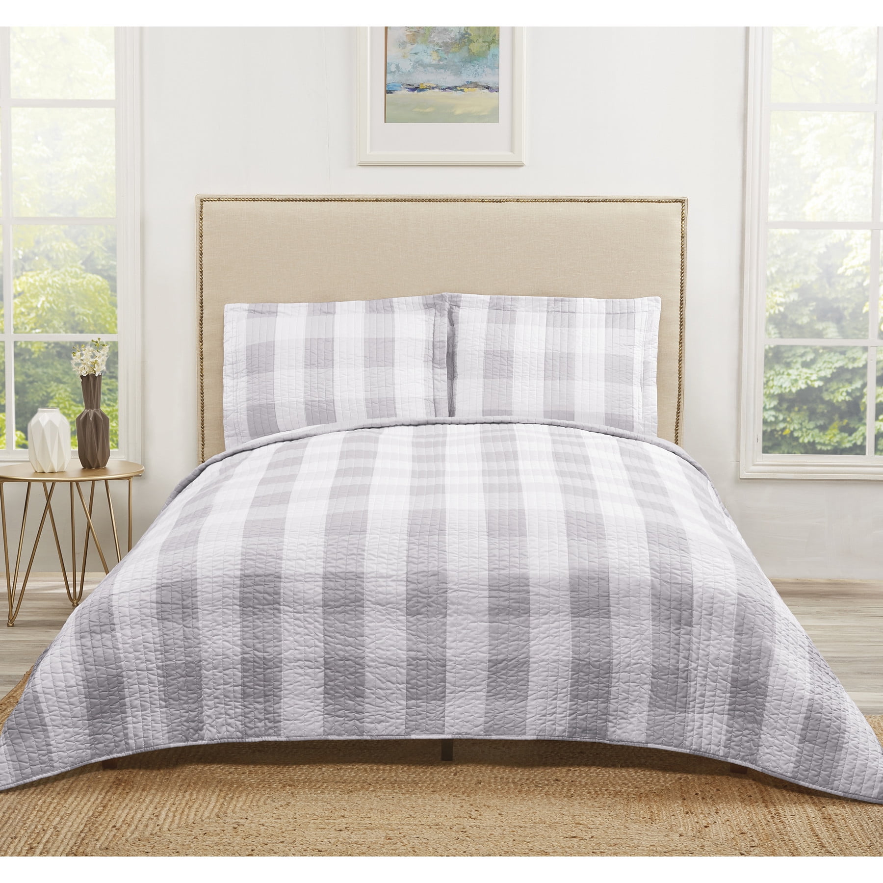 Truly Soft Everyday Buffalo Plaid Grey 
