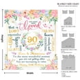 thumbnail image 3 of 90th Birthday Gifts for Women Best Birthday Decorations for Mom Aunt Friends,Back in Unique 90 Year Old Birthday Blanket for Her,Soft ComfortableBlanket 40''x50'', 3 of 7