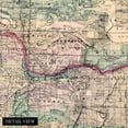 thumbnail image 2 of 1889 Washington State Map - Vintage Map of Washington State Wall Art - Washington State Wall Decor - Township and County Map of Washington State Poster, 2 of 8