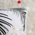 thumbnail image 6 of REGALWOVEN Polyester Gold Letter Printed Bronzing Flannelette Cushion Cover, 18"x18", 6 of 7