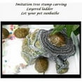 thumbnail image 5 of Turtle Sanctuary Terrarium Land Cave Reptile Ramp Platform Sanctuary Decoration Humidification Cave Rock, 5 of 5