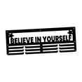 thumbnail image 3 of TISHITA Metal Hanger Display Iron Display Hanger Rack for Sports Medals Sports Award believe yourself, 3 of 8