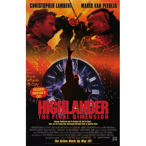 Highlander the Final Dimension Movie Poster (11 x 17)