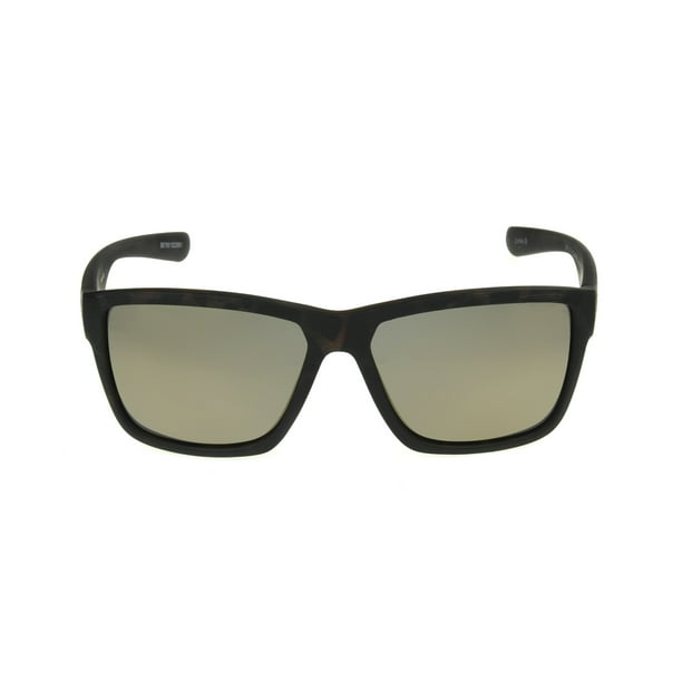 Panama Jack - Panama Jack Men's Black Mirrored Rectangle Sunglasses ...