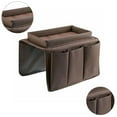thumbnail image 2 of Sofa Armrest Organizer With 4 Pockets And Cup Holder Tray Couch Armchair Hanging Storage Bag For TV Remote Control Cellphone, 2 of 8