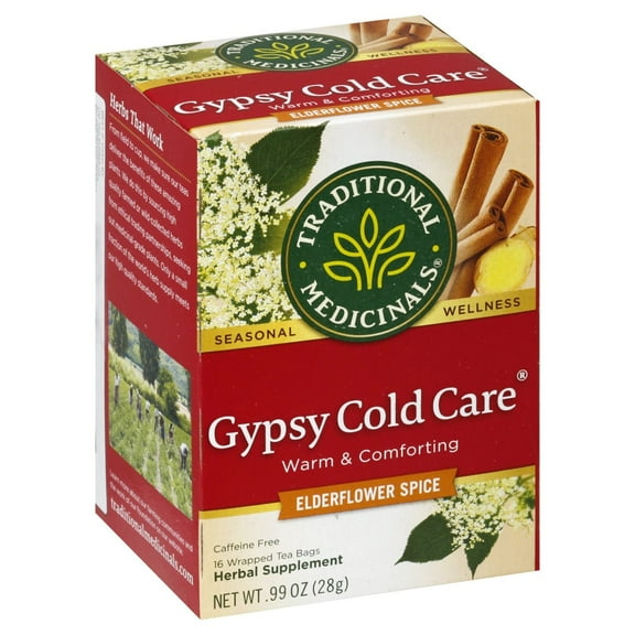 Traditional Medicinals Gypsy Cold Care Herbal Tea Bags - 16 ct